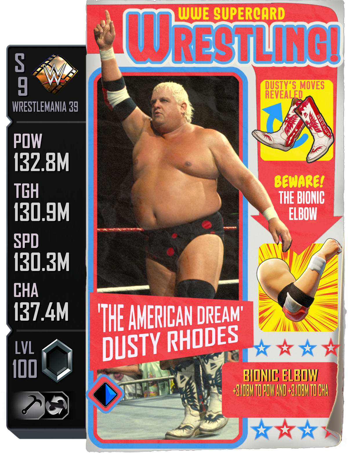WWESC S9 The American Dream Dusty Rhodes WrestleMania 39