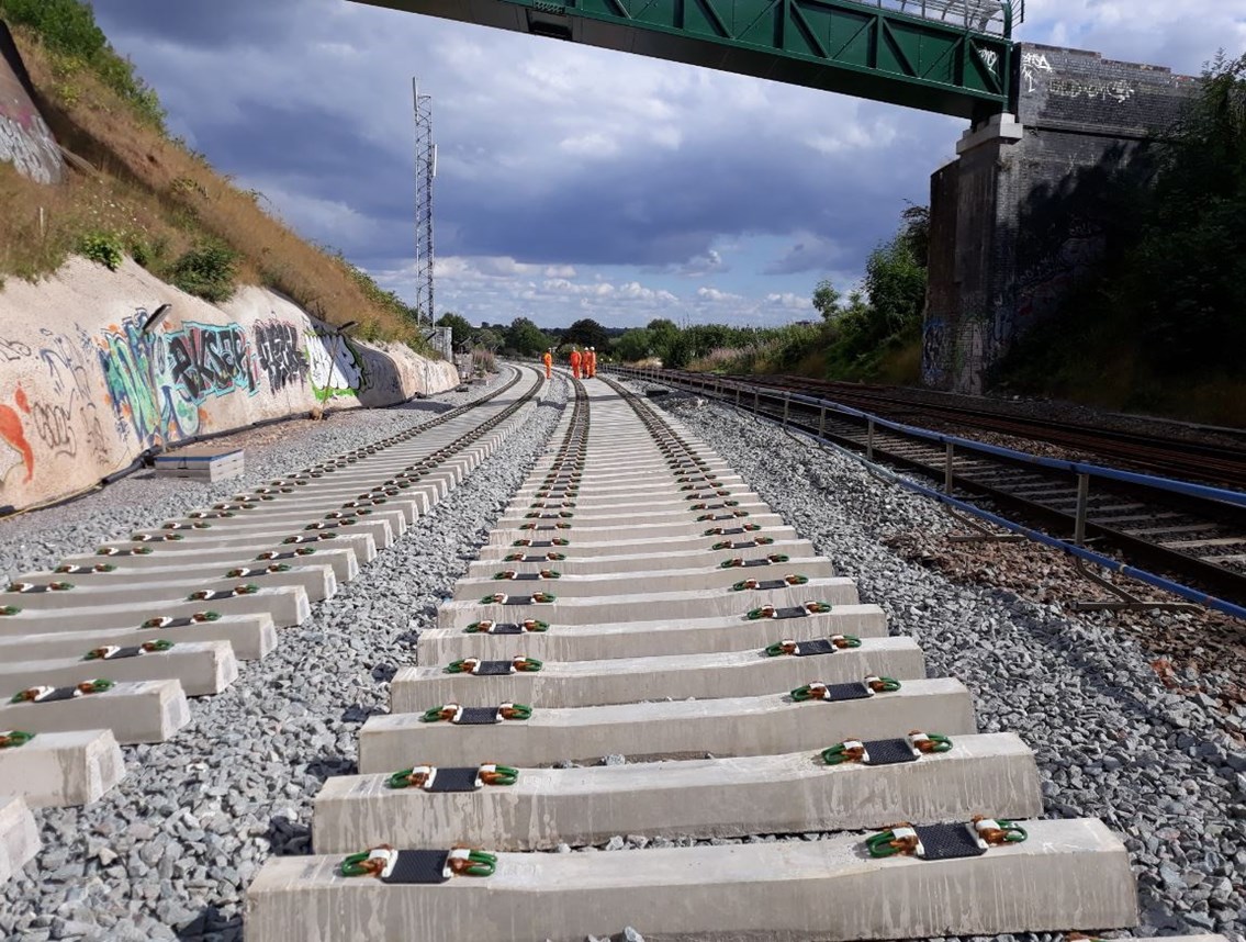 Completion of bridge work marks milestone in the project to double the number of tracks into Bristol Temple Meads: Filton 1