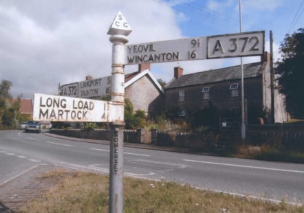 Martock signpost