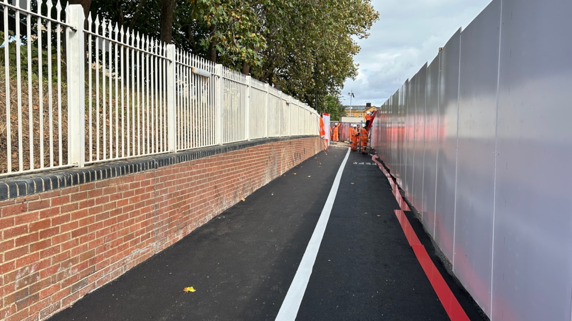 Work on track to new timeline at Botley Road as walkway opens to improve access for all: 20250829 140705102 iOS