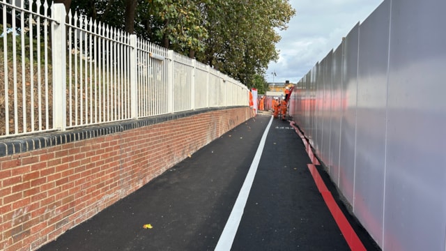 Work on track to new timeline at Botley Road as walkway opens to improve access for all: 20250829 140705102 iOS