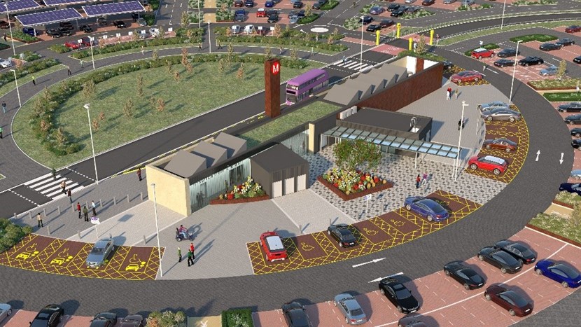 New animation shows how Leeds’ new £38.5million park and ride will look once complete.: Stourton park and ride