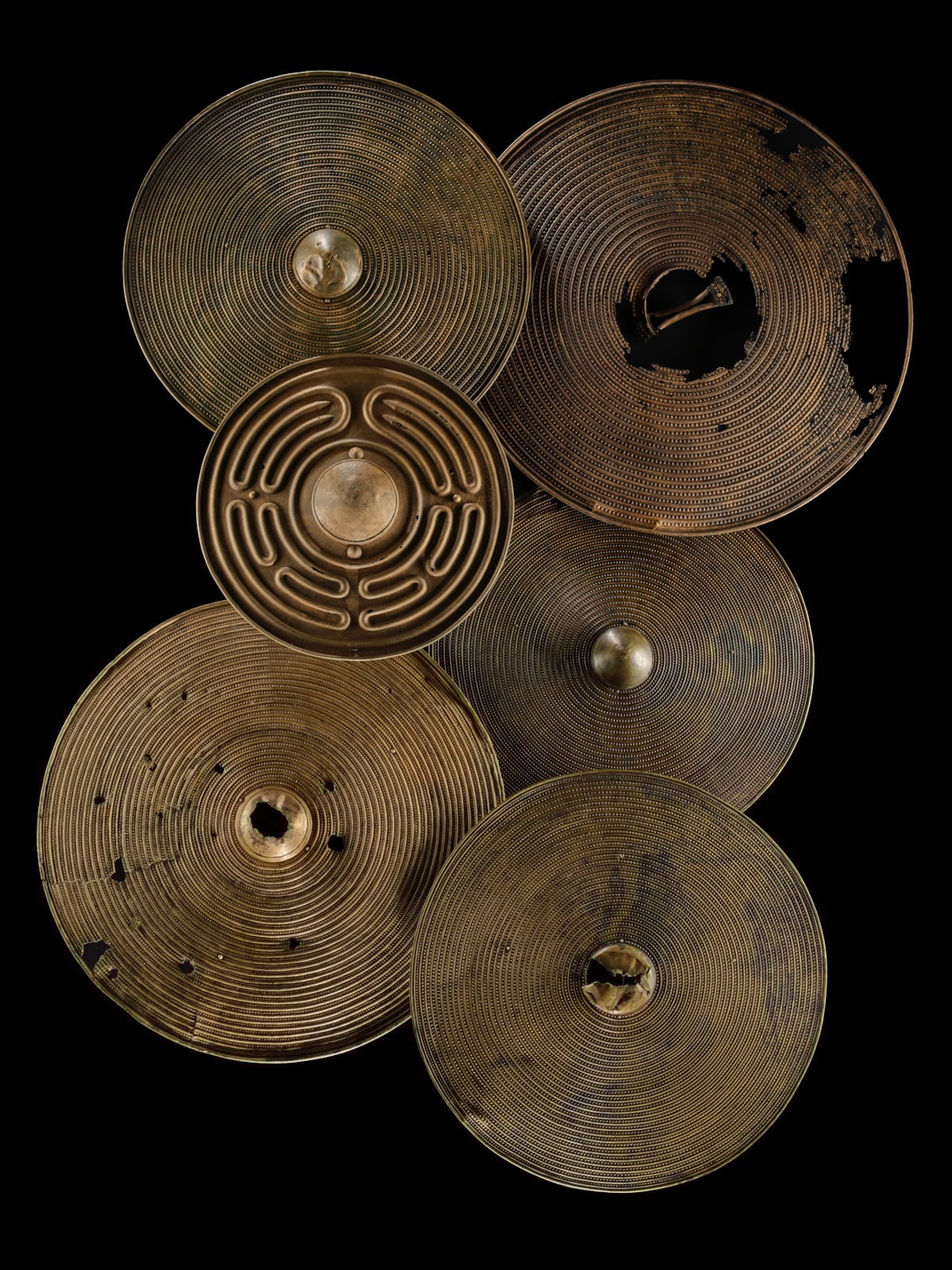 Bronze Age shields. Image © National Museums Scotland (2)