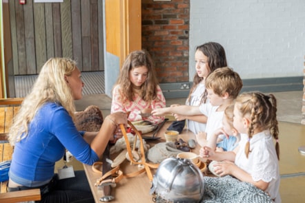 Visitors enjoying archaeology activities at the National Museum of Rural Life. Photo (c) Claudia Scandella  (8)