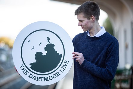 Dartmoor Line logo competition winner Tom Watts