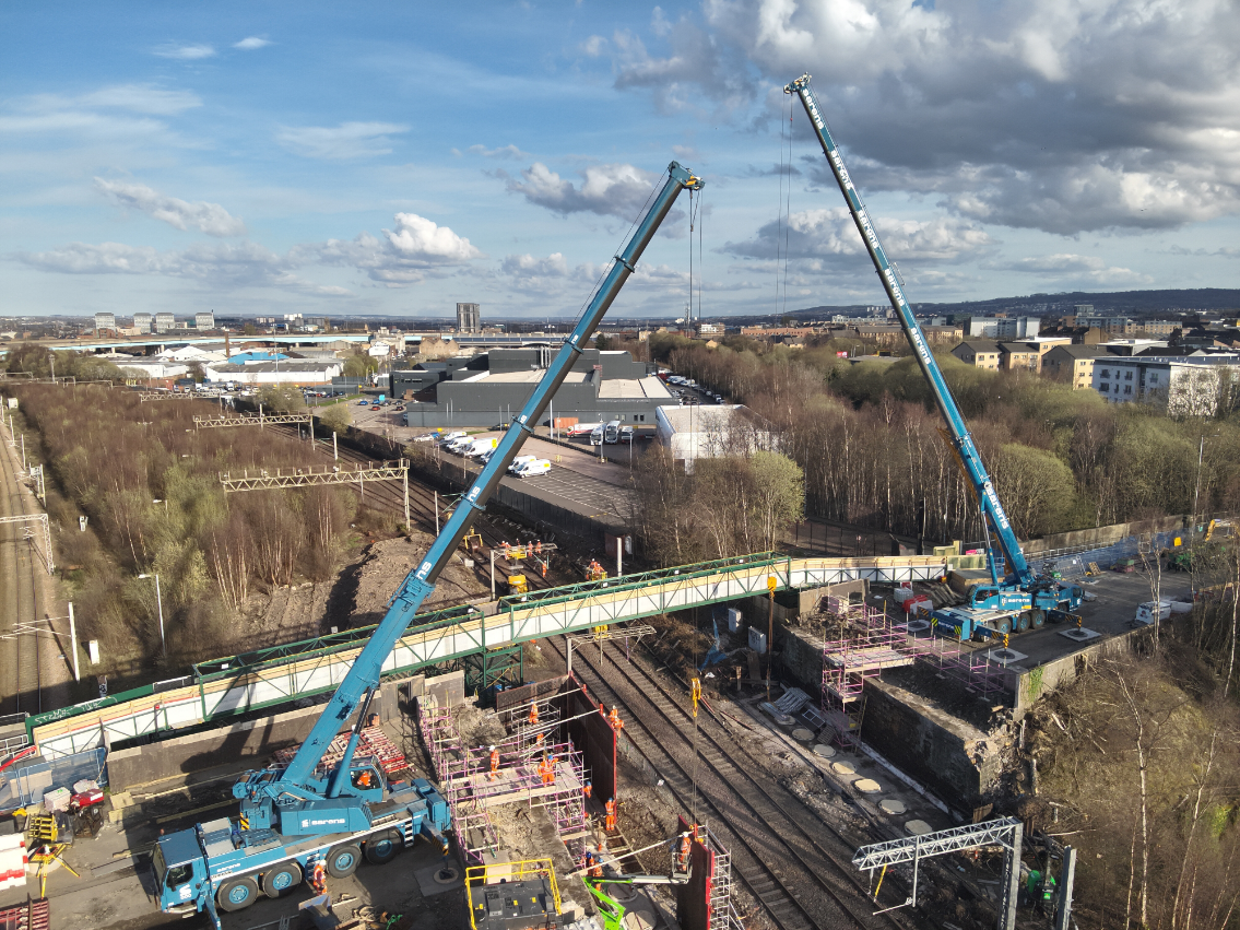 Shields Road bridge demolition - Easter 2024-2