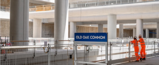 Old Oak Common platforms complete-3: Old Oak Common platforms complete-3