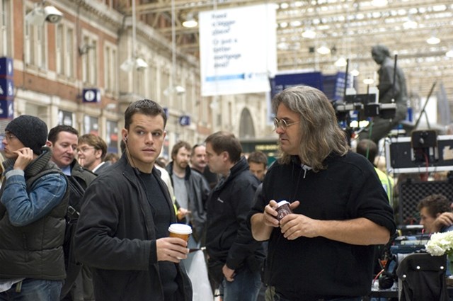 Matt Damon filming The Bourne Ultimatum at Waterloo