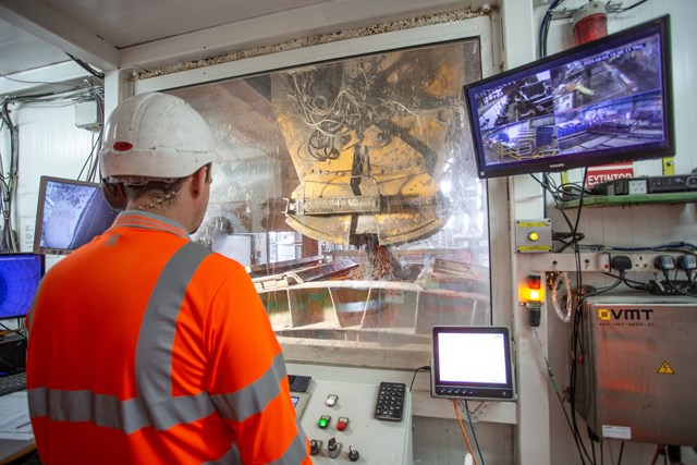 HS2 tunnel segments concrete pour at Pacadar