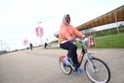 TfL Image - Samra Said, Chair and Ride Leader of Cycle Sisters: TfL Image - Samra Said, Chair and Ride Leader of Cycle Sisters
