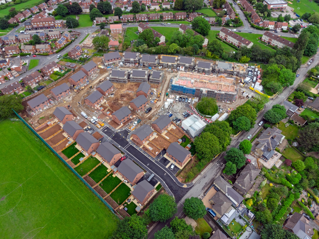 Swinnow housing 2: The new Hough Top housing development taking shape in Swinnow, near Pudsey.