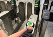 TfL Image - Zip Card at gateline: TfL Image - Zip Card at gateline