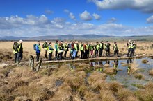A peatland demonstration at Flanders Moss National Nature Reserve. ©Lorne Gill/NatureScot
