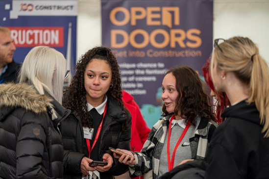 Students at Open Doors launch