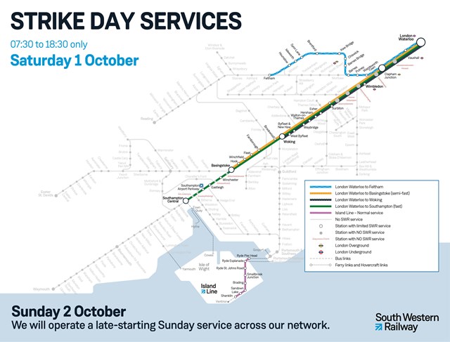 SWR October strike map