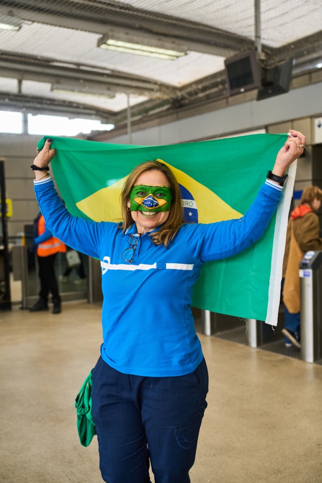 TfL Image - Transport staff from World Cup competing nations gather at Wembley Park Tube station ahead of a busy summer of late night travel (5)