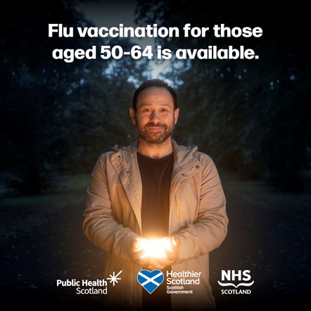 Social Static - 50 to 64 Flu Vaccines Now Available - Don't Let Your Protection Fade - Aug 2023