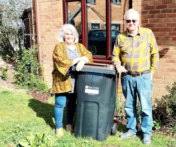 URGENT CORRECTION: New Forest District Council marks one year of garden waste wheeled bin service: Garden waste photo