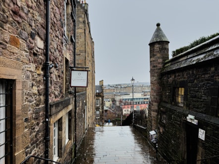 A rainy day in Edinburgh