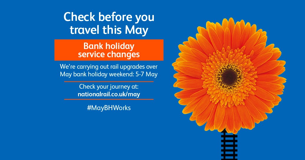 Check before you travel over May bank holidays as work to upgrade railway from London to Carlisle continues: Passengers are urged to check before they travel this May