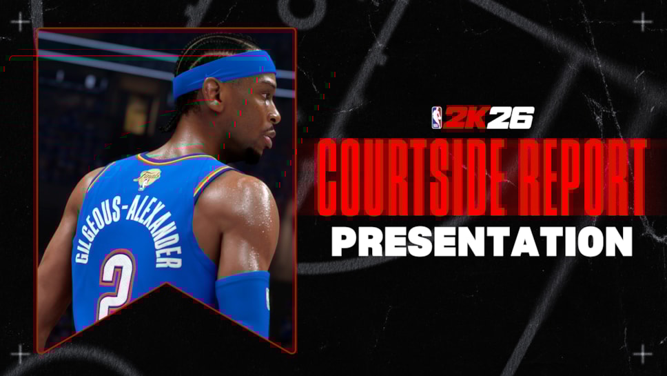 NBA 2K26 Presentation Courtside Report Header