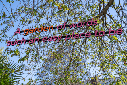 A Garden of Words - Unexpected Poetry by Ministry of Stories © Tom Oldham 2021