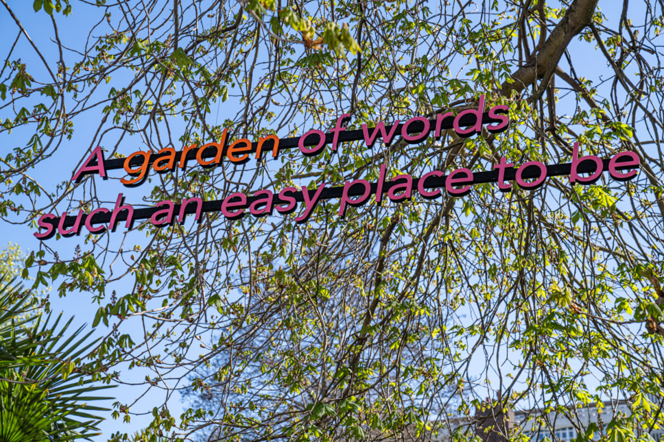 A Garden of Words - Unexpected Poetry by Ministry of Stories © Tom Oldham 2021