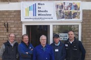 Men in Sheds -Keith and some Members  at Winslow