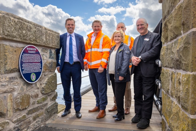Barmouth heritage plaque unveiling event, May 2024-3