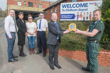 David McNally from NWAS with Adrian Worsfold and (rear) First Aid team members Paul Brown, Nicky Petschauer, Maz Wright and Michael Bromley3