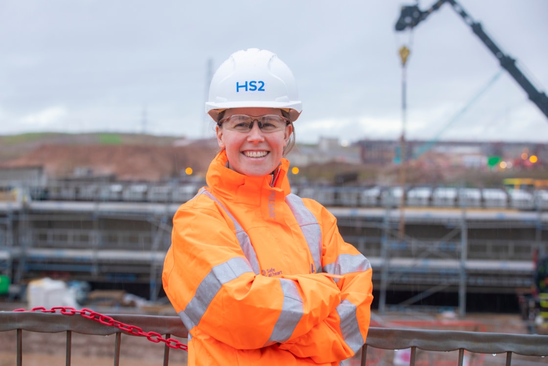 Maggie McCann is enouraging former services personnel to consider a new career on HS2