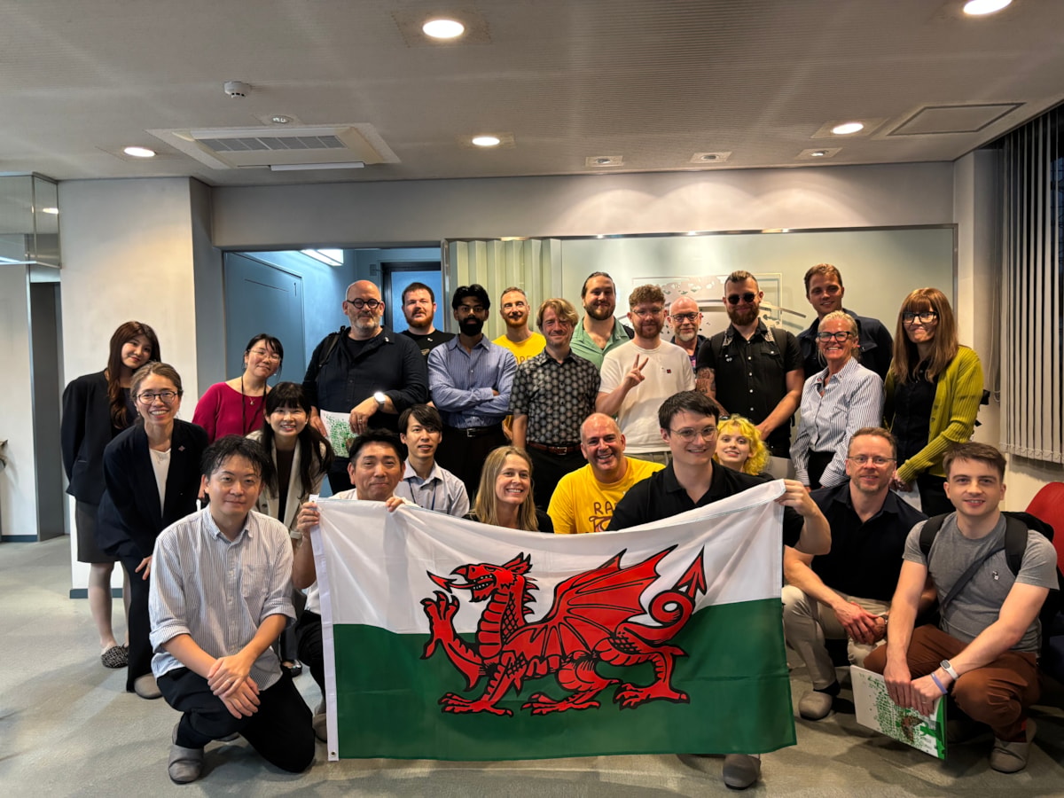Nine Welsh games companies are exhibiting at Tokyo Game Show with Creative Wales