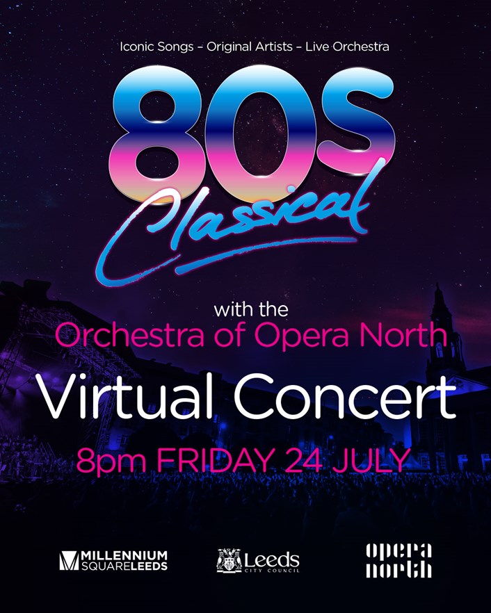 80s Classical set for Virtual Symphonic Spectacular: 80's Classical 2020 virtual concert 1080x1350px aw