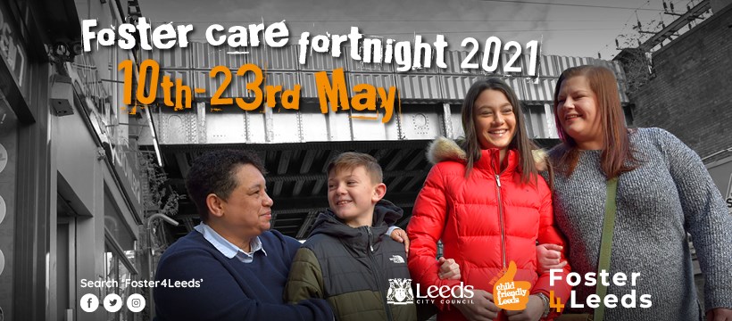 Leeds celebrates foster care fortnight 2021: FCF21 FB cover photo