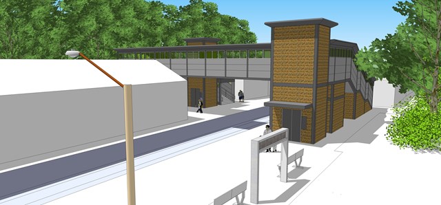Wellingborough's new footbridge 3