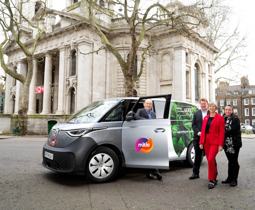 Mitie's 6,000th electric vehicle