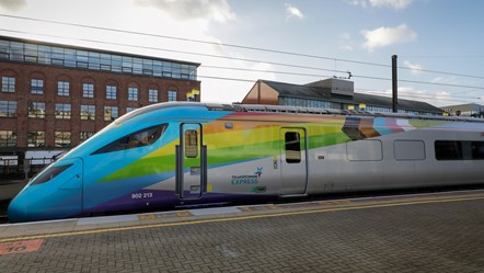 TransPennine Express (TPE) has unveiled a dedicated Pride train to kickstart its first ever ‘TPE Week of Inclusion’ and partnership with The Proud Trust cropped