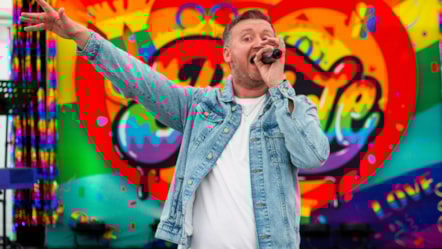 Karl M performer for Dudley Pride