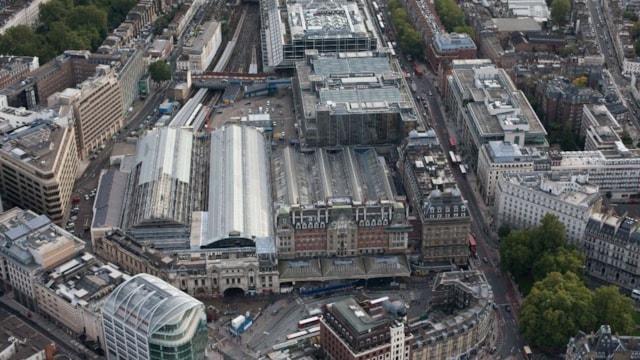 ONE WEEK TO GO: Engineering work to improve Kent and south east London’s railway over Christmas and New Year 2025/26: Aerial view of London Victoria station