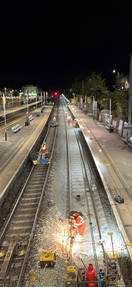 Flitwick track renewal 2