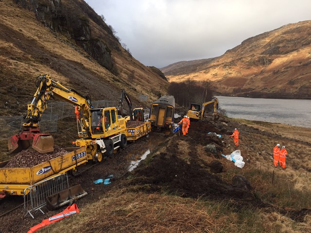 Glenfinnan recovery works 1