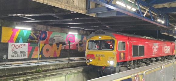 Rail 200 Inspiration mural at Southampton Central