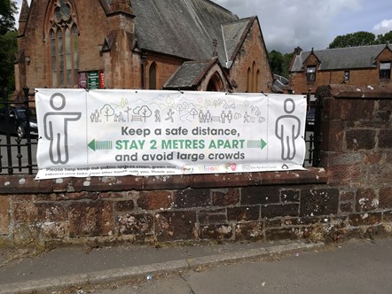 Cumnock church banner