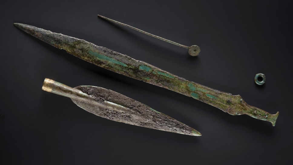 The Bronze Age Carnoustie Hoard. Photo © National Museums Scotland 3