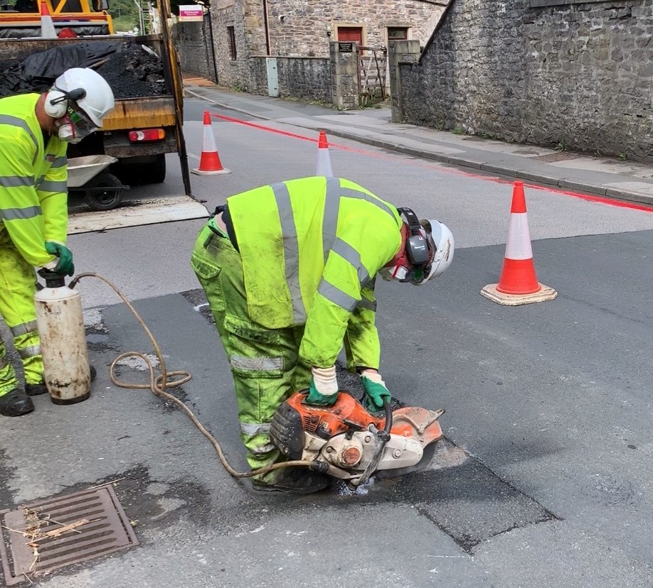 LCC stock road repair