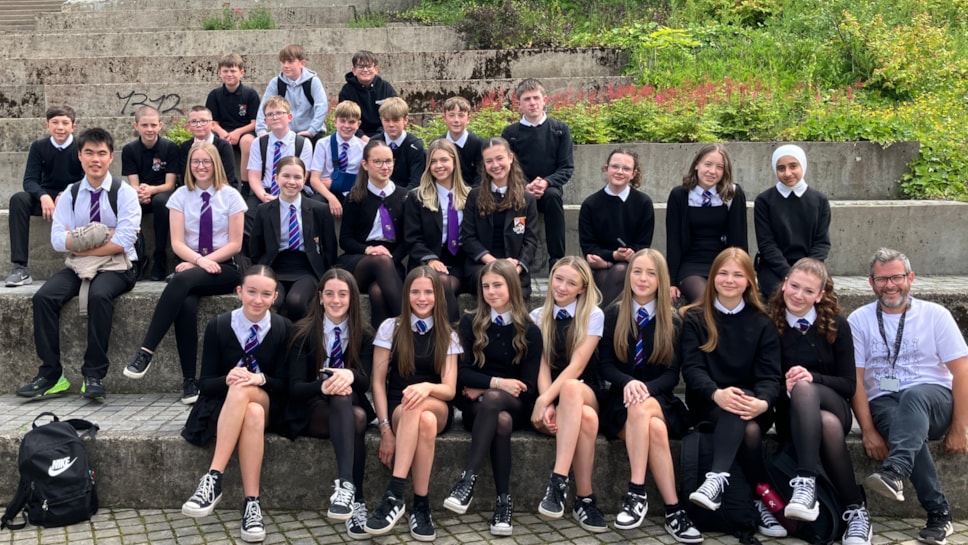 Grange Academy Mathletes with Chris Smith