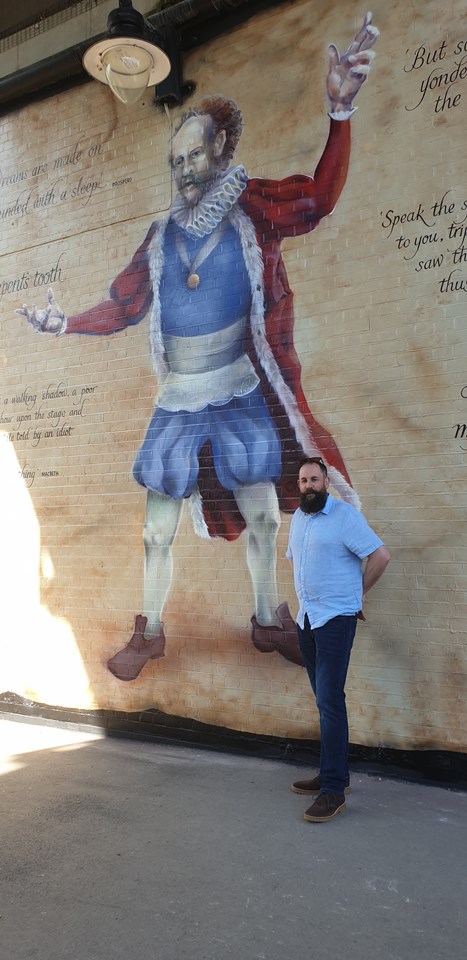 Richard Burbage Mural 2
