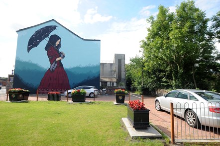 St Marnock Square mural