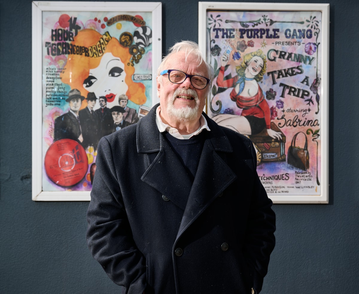 Joe Beard of The Purple Gang played on the same bill as David Bowie at the Poco A Poco