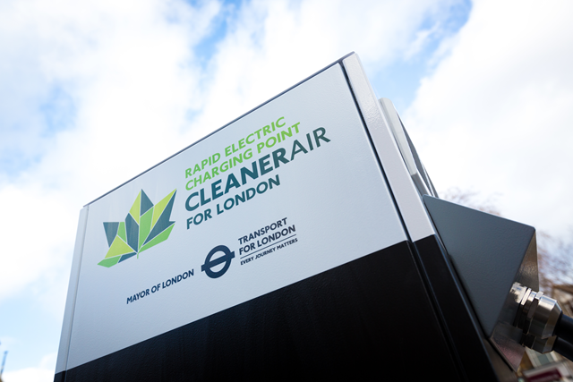 TfL Image - EV charging point